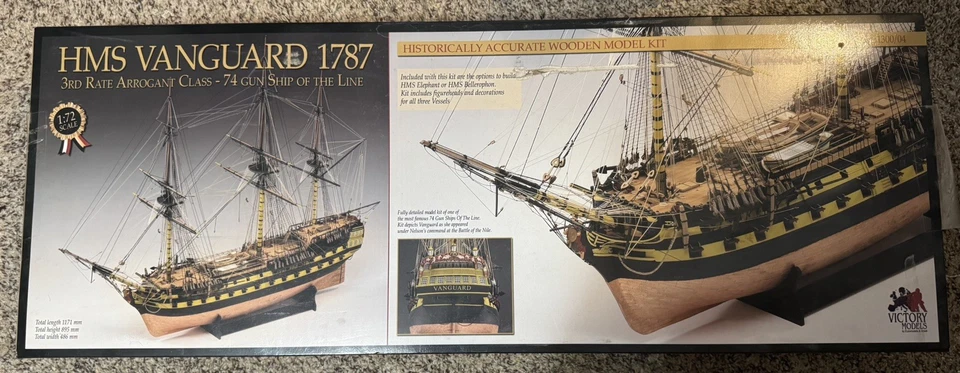 Amati Victory Models 1300/01 Lady Nelson 1 64 Wood Ship Model Kit EM