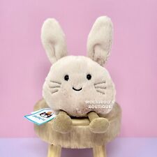 NWT Jellycat AMUSEABEAN BUNNY Soft Plush Toy NEW Cute & Hard to Find! Super Soft