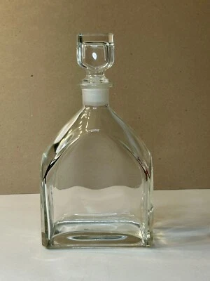 Luigi Bormioli Moderno Clásico Luz y Música Decantador Botella de Vidrio Soplado Italia Foto 1 de 4