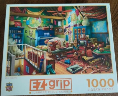 Attic Treasures 1000pc Jigsaw Puzzle MasterPieces Complete. Mint condition - Image 1 of 3