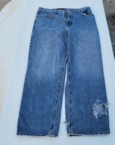 Perry Ellis America Men’s 38X32 Straight Leg Jeans 100% Cotton Relaxed - Picture 1 of 12