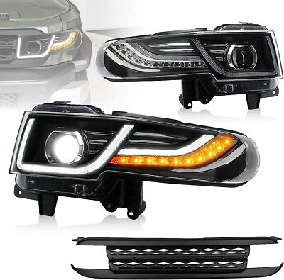 Faros proyectores LED VLAND + rejilla negra para Toyota FJ Cruiser 2007-2015 Foto 1 de 4
