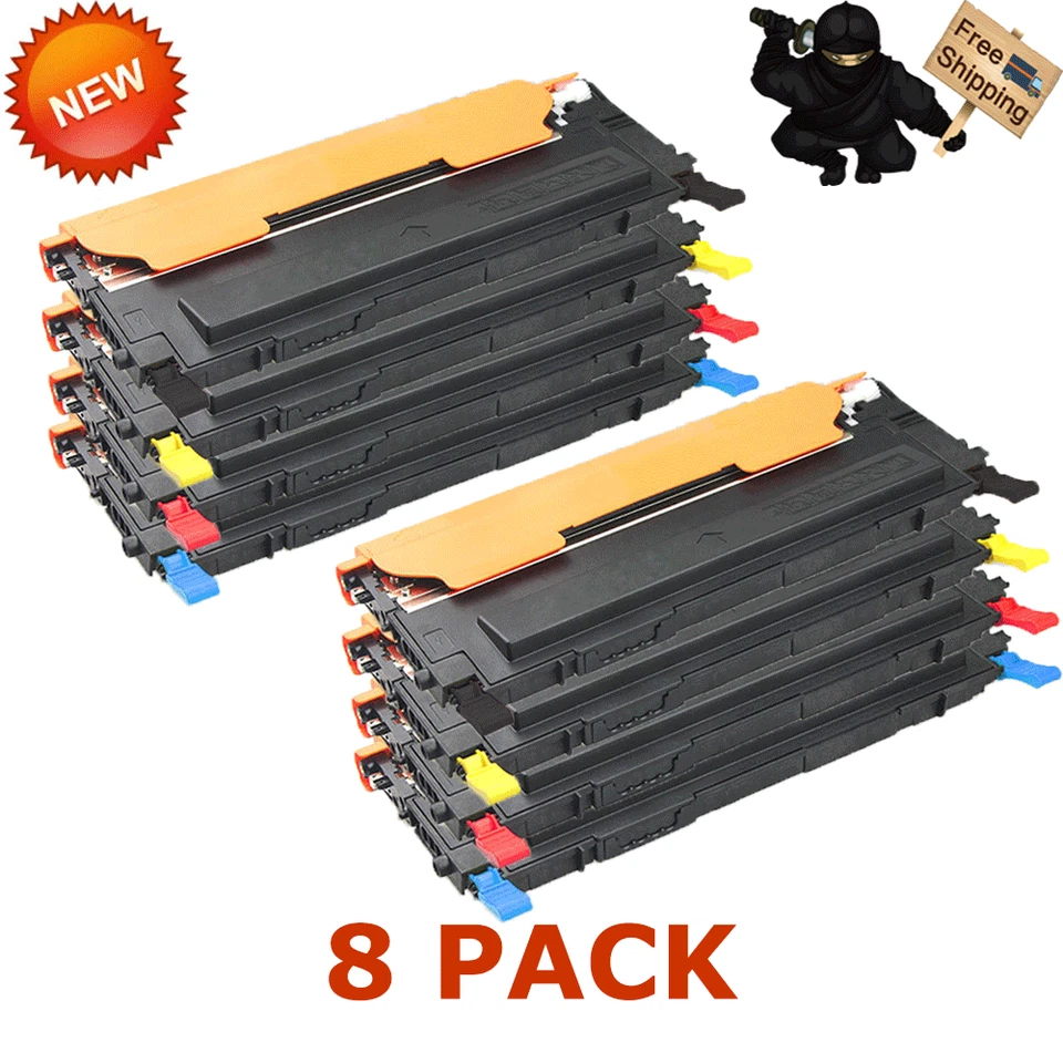 Картридж с тонером 8PK CLT-K407S для Samsung CLX-3180 CLX-3185FW CLX-3185N CLX-3186 - Изображение 1 из 1