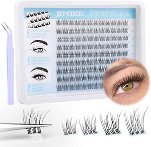 Self Adhesive Eyelashes | Natural Pre-Glued Lash Clusters | No Glue Needed Press - Picture 1 of 5