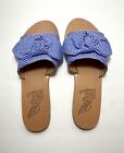 Ancient Greek Taygete Blue Sandals Size 7 New