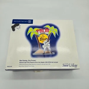 Department 56 Elvis Presley Palm Lounge Now Showing Light Effect Option Rock - Picture 1 of 8