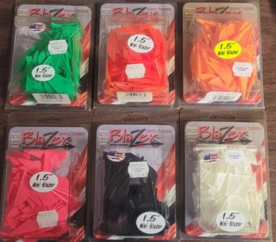 Bohning - Mini-Blazer Vanes 1,5" - 100 PK - Imagem 1 de 4