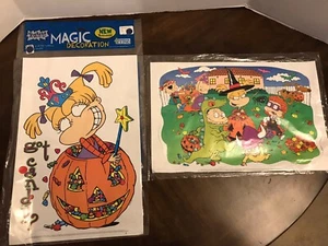 RUGRATS Statische Fensterklammer Halloween Dekoration 1998 Angelica & alle 12 x 17 - Bild 1 von 3