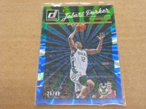 2016/17 Panini Donruss JABARI PARKER BLUE PARALLEL BUCKS BULLS /49 E8644