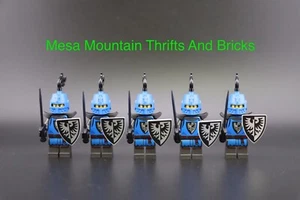 LEGO® Black Falcon Knights Minifigures Lot X5 NEW Army Builder Royal Knight Figs - Picture 1 of 5
