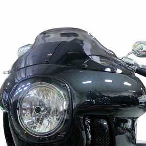 Klock Werks 9" Dark Smoke Flare Windshield Harley FXRP Style Fairings FXR Dyna - Bild 1 von 2
