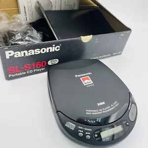 Panasonic Portable CD Player SL-S160 Mash Marlboro Black Box Headphones VTG NIB