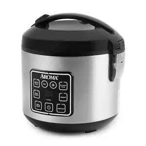 Aroma 8-Cup Electric Rice Cooker, Granite Coating - Picture 1 of 8