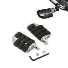 Motorcycle Front/Rear Driver Passenger Foot Pegs Footrest Male Mount Peg Chrome