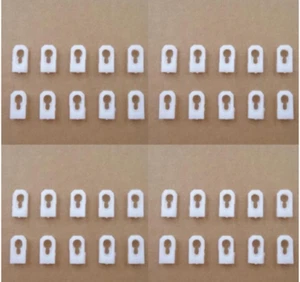 40 OLD SCHOOL VINYL TOP TRIM MOLDING CLIPS! FITS: 1960-70's CADILLAC BUICK CHEVY - Bild 1 von 1