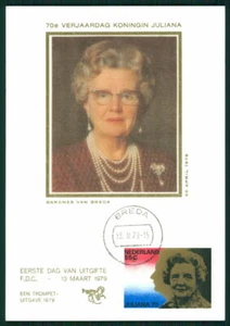 NIEDERLANDE MK 1979 KÖNIGIN KONINGIN JULIANA MAXIMUMKARTE MAXIMUM CARD MC ek12 - Imagen 1 de 2