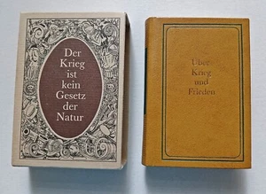 06 279 DDR Mini Buch Über Krieg und Frieden Sentenzen aus zweieinhalb Jahrtausen - Picture 1 of 3