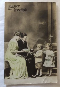 Easter Greetings Family Postcard (F1) - Picture 1 of 2