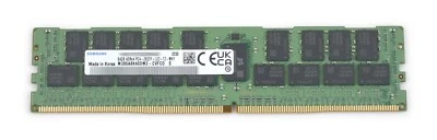 Samsung 64GB M386A8K40DM2-CVF PC4-2933Y 2933MHz Lrdimm 288pin 1.2V ECC - Image 1 of 2