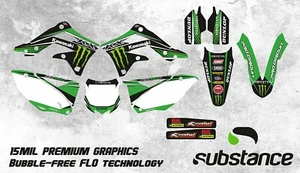 Graphics kit KAWASAKI KXF 450 2012 2013 2014 2015 KXF450 KX450F decals stickers - Picture 1 of 1