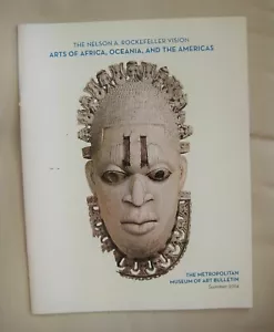 METROPOLITAN MUSEUM ART BULLETIN - SUMMER 2014 - ARTS OF AFRICA OCEANIA AMERICAS - Imagen 1 de 6