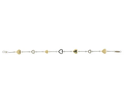 Pulsera Tiffany & Co Corazón Abierto Oro Dos Tonos 18k Foto 1 de 4