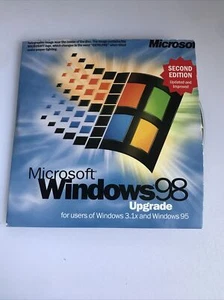 Microsoft Windows 98 Druga edycja Upgrade System operacyjny CD z kluczem + bonus - Zdjęcie 1 z 7