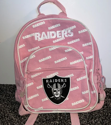Mini Las Vegas Oakland Raiders pink backpack NFL official Cover