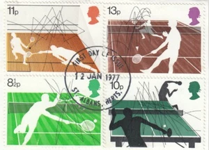 Racket Sports GB Used St Albans 1977 ON PIECE (64697) - Picture 1 of 1