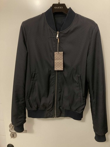 Giubbotto a vento Gucci taglia 48 M camicetta windbreaker giacca reversibile bomber