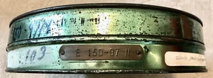 EDISON labeled Antique 35mm Film reel CAN “E 150-97 N” (Wheel Experiment) Movie - Picture 1 of 5