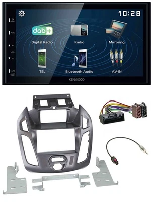 Kenwood 2DIN Bluetooth MP3 USB DAB Autoradio für Ford Transit mit Display 2012-2 - Bild 1 von 4