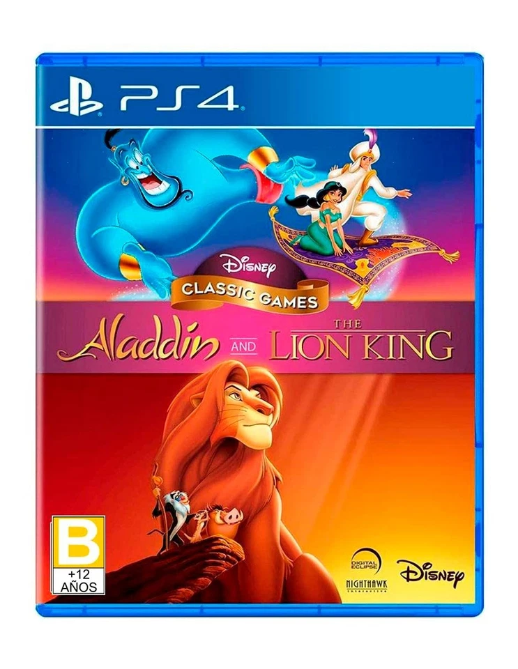 Disney Classic Games: Aladdin and The Lion King (Sony Playstation 4) (US IMPORT) - Image 1 of 1