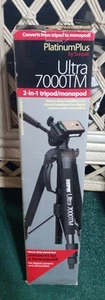 Sunpak Platinum Plus Ultra 7000TM 2-In-1 Camera Camcorder Tripod/Monopod - Picture 1 of 12