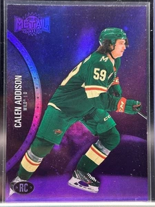 Skybox Metal Calen Addison 2021-22 cubierta superior/199 Purple Spectrum #162 Wild RC - Imagen 1 de 2