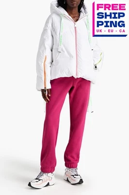 RRP €1450 KHRISJOY Down Puffer Jacket Size 01 M Zipped Cuffs Hood Made in Italy - Image 1 of 4