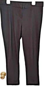 Amanda Chelsea Womens Classic Black Retro Y2K Office Career Dress Pants 4 - Picture 1 of 10