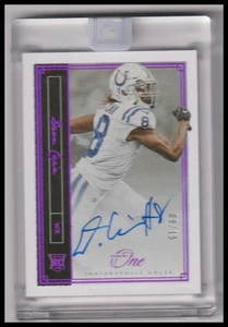 2018 Panini One #83 Deon Cain Rookie Autographs Red #/15 - Picture 1 of 2