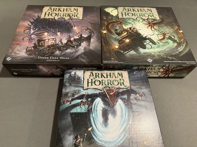 Arkham Horror Board Game + Under dark waves and Secrets of the order - Image 1 of 4