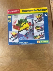 Vintage Rokenbok RC Down A Vator Set Neu Open Box Sealed Parts - Bild 1 von 10