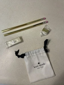 kate spade New York Small Bag With Pencils And Eraser - Picture 1 of 15