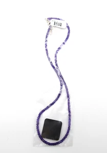 NWT Amethyst 60.00CT Sterling Silver Necklace - Picture 1 of 5