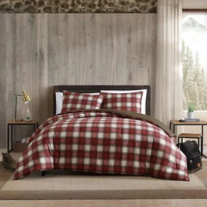 Eddie Bauer - Twin Comforter Set, Reversible Alt Down Bedding with Matching S... - Picture 1 of 7