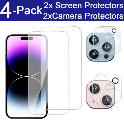 For IPhone 14 13 12 11 Pro Max Tempered Glass Screen Protector Camera Protector • 1.99$