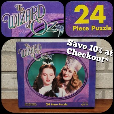 The Wizard Of Oz Pressman 24 Piece Puzzle SEALED NEW - EXTRA THICK PIECES - 2000 - Image 1 of 4
