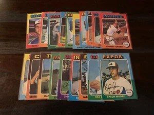1975 Topps Karten #1 bis #660 - PICK ANY - UPDATED 07/11/24 - Bild 1 von 119