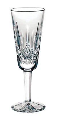 6- Waterford Crystal Lismore Champagne Flutes 7.25" Made in Ireland - $112