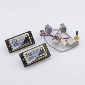 Epiphone Gold Guitar ProBuckers Alnico Pickups Wiring Harness Fit Les Paul SG ES - Picture 1 of 6