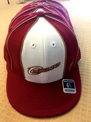 Gorra de baloncesto retro Reebok Cleveland Cavaliers lote de 5 / ajustada talla 6 3/4 mediana Foto 1 de 4