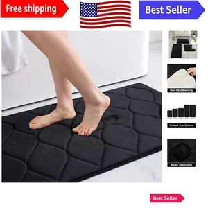 Spa-Like Memory Foam Bathroom Rug for Comfort & Warmth - Stylish Home Accent - Picture 1 of 11